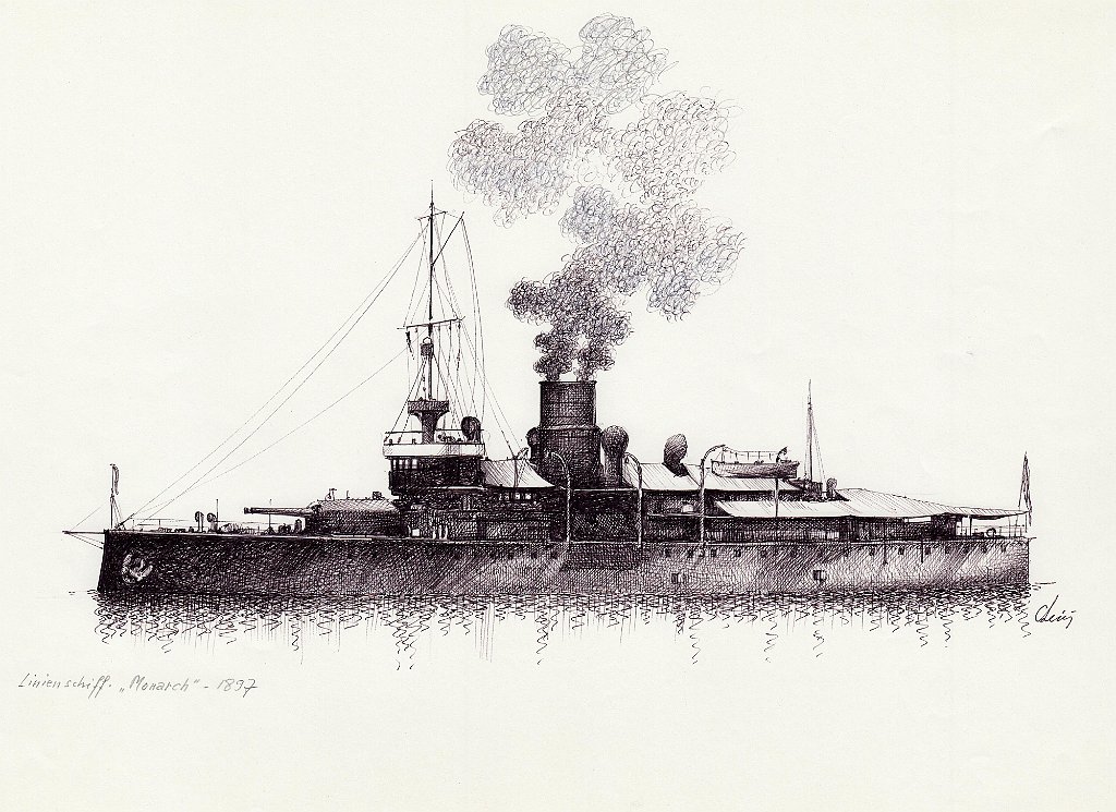 46-Linieschiff 'Monarch' - 1897